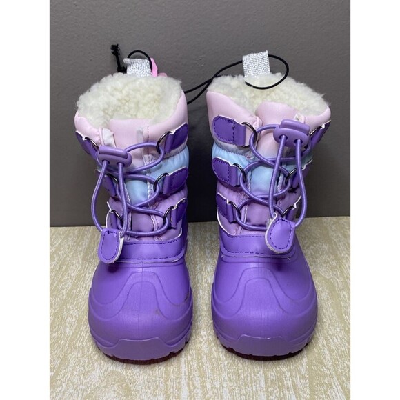 Member's Mark Other - MEMBERS MARK KIDS SNOW BOOTS 10 Degree Cold Rating Purple Size 7/8 NWT